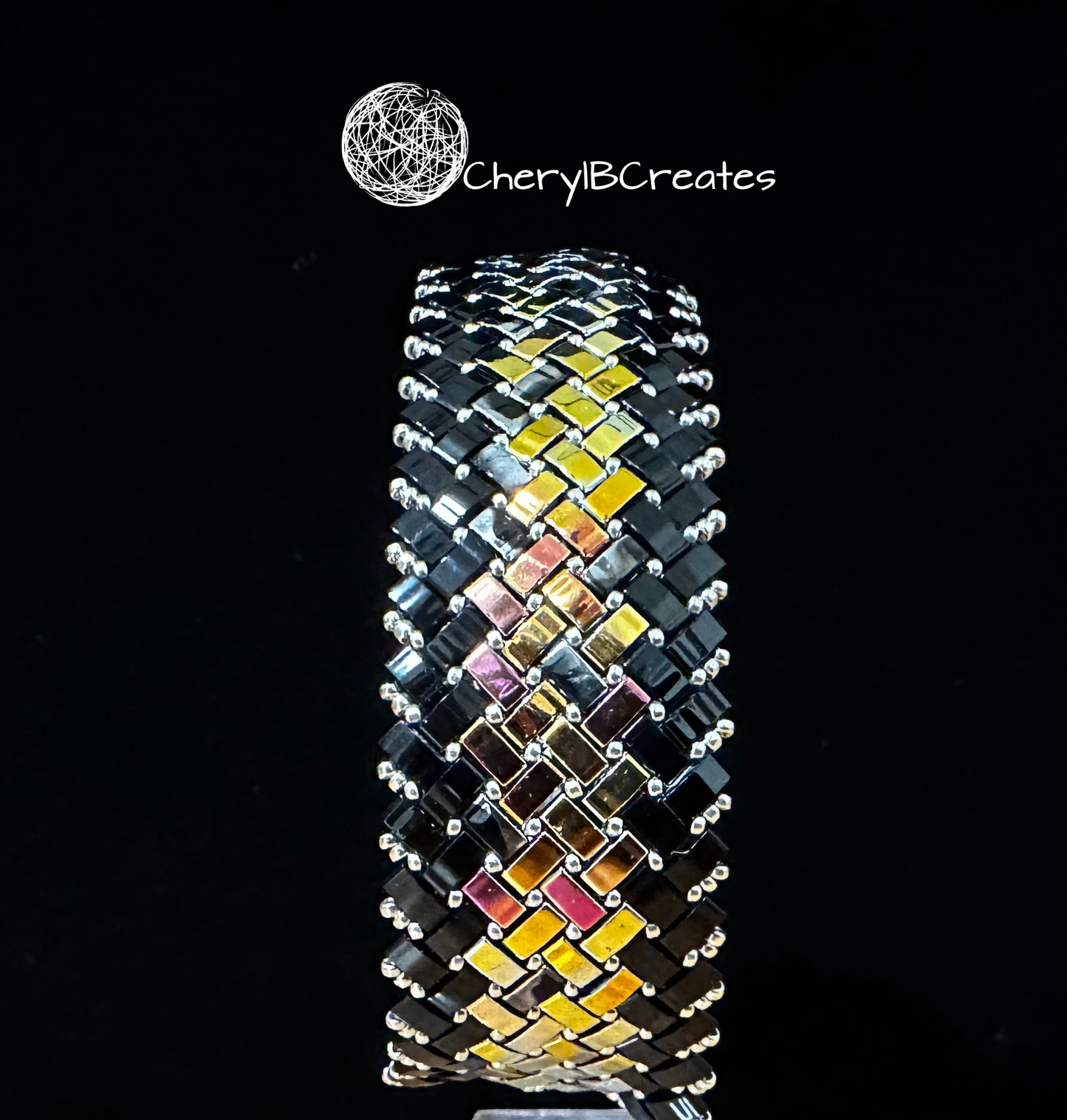 8 bead wide Half Tila
