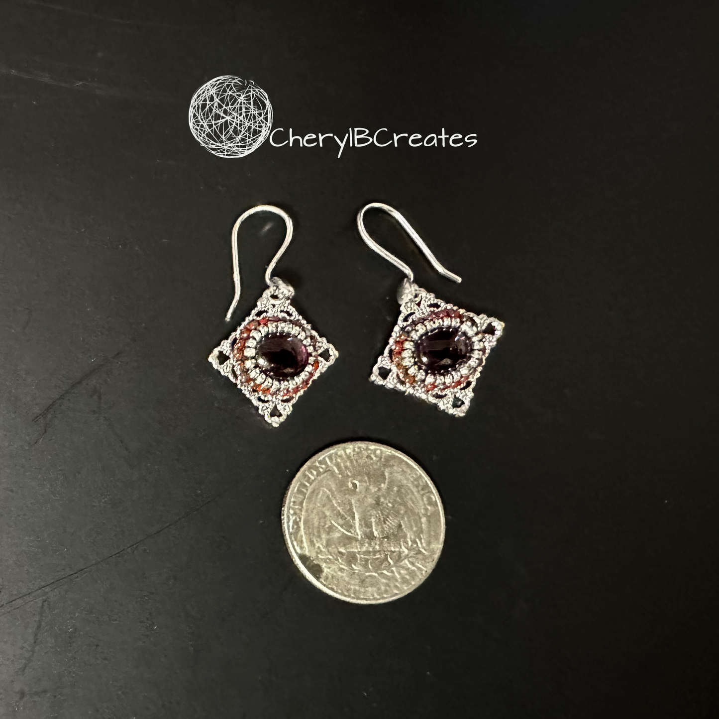 Garnet Earrings