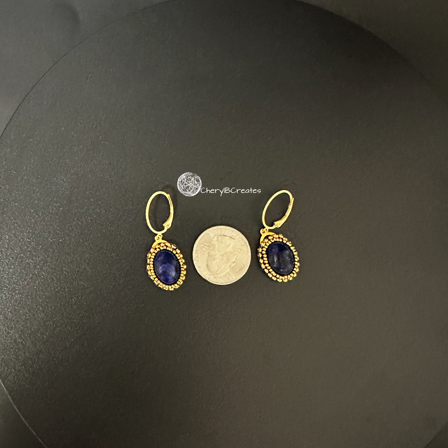 Simple Lapis Earrings