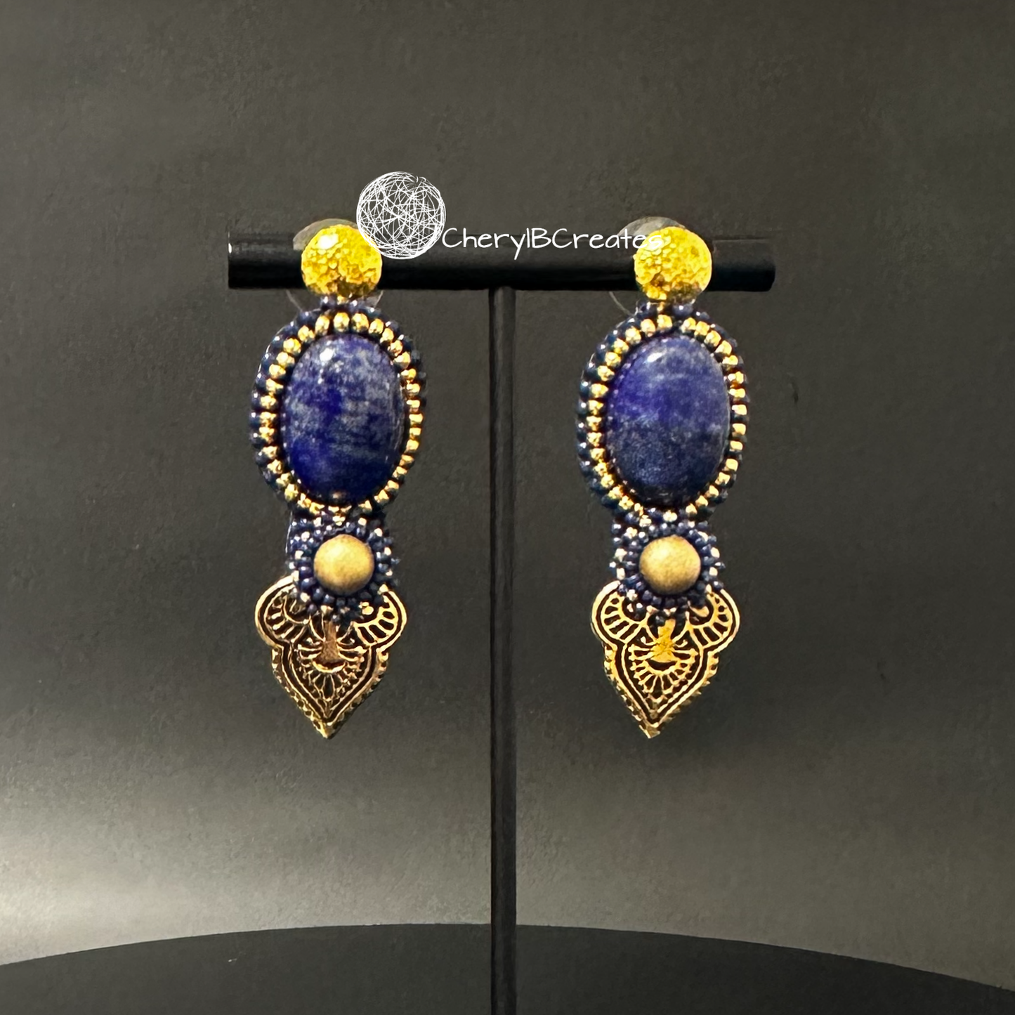 Lapis Drop Earrings