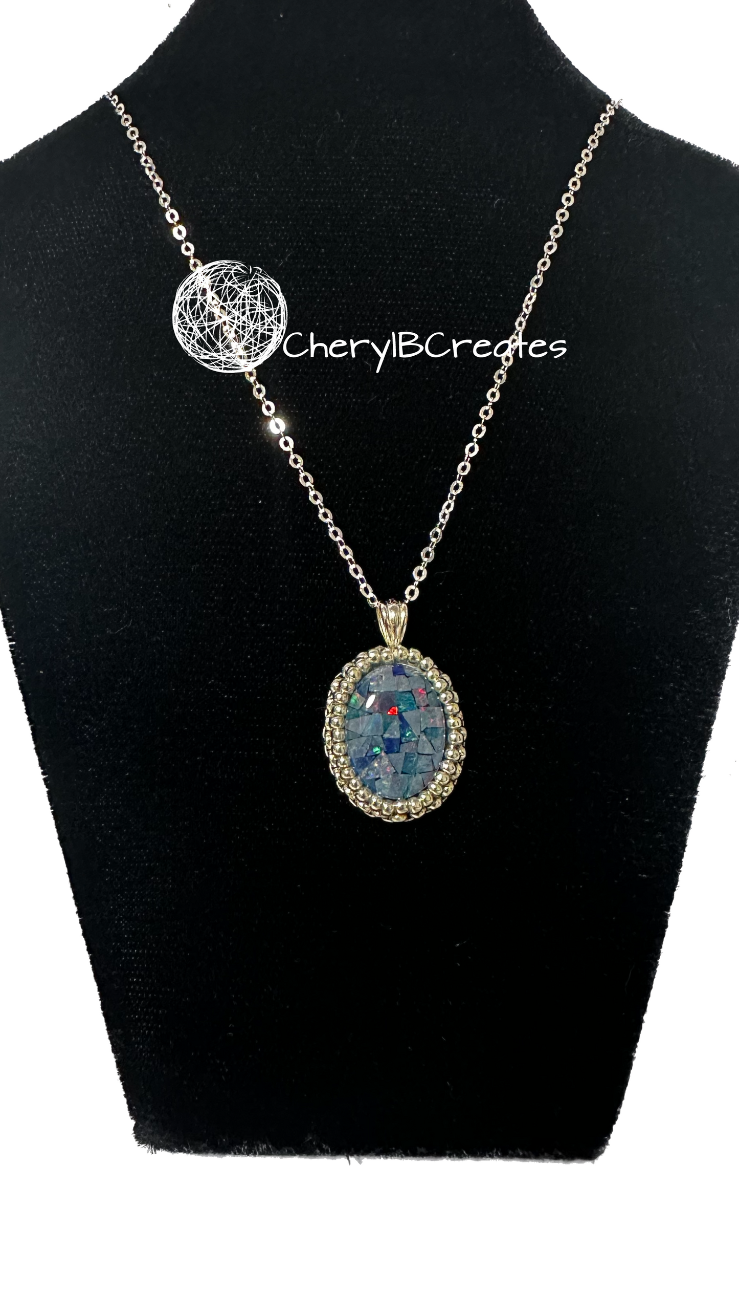 Opal Pendant Necklace