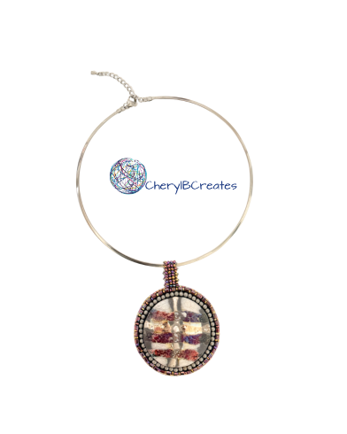 Round Raku Necklace
