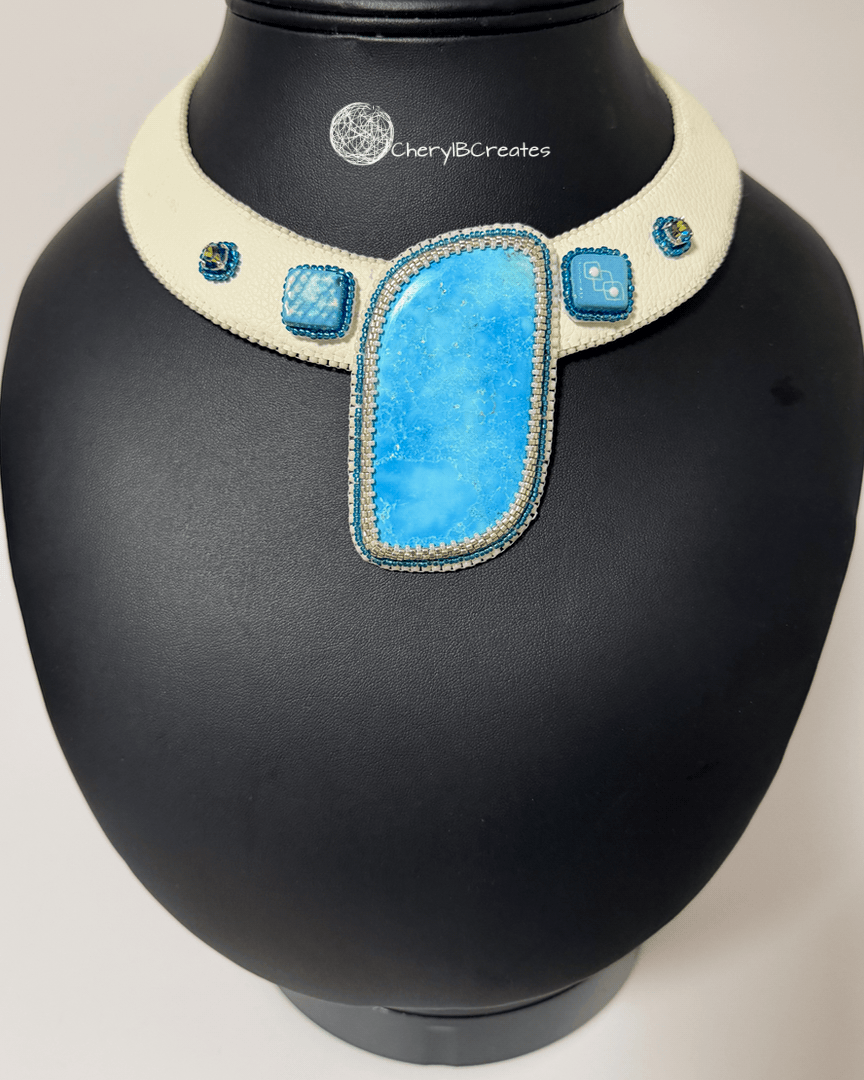 Amazonite Bib Necklace