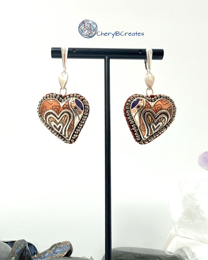 Double Heart Earrings
