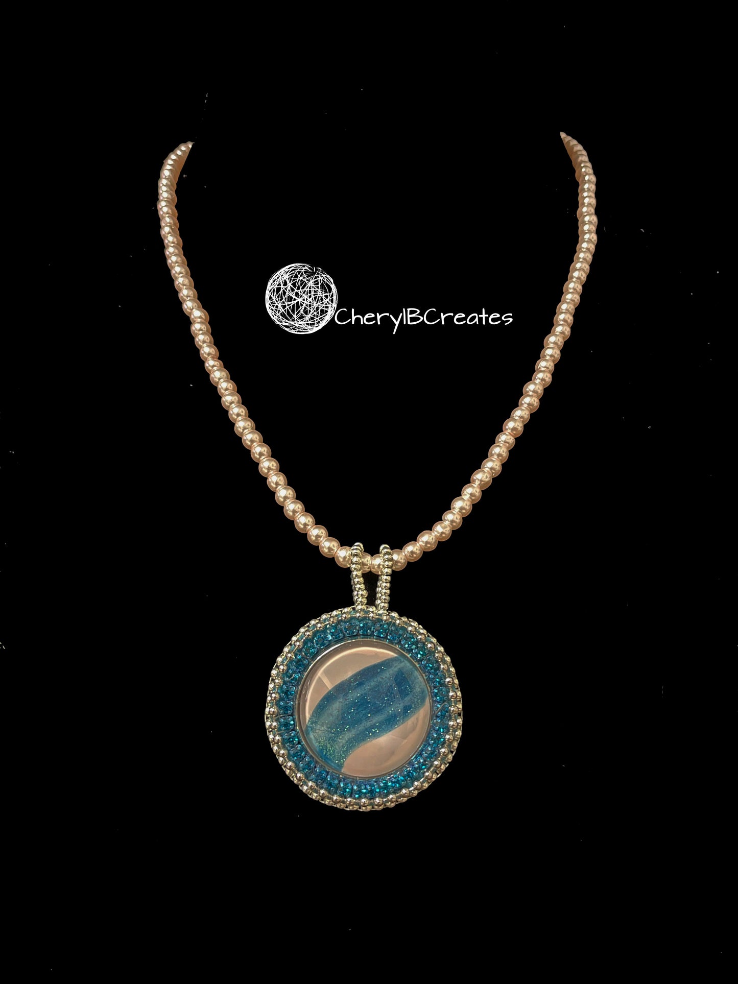 Stained Glass Cabochon Necklaces