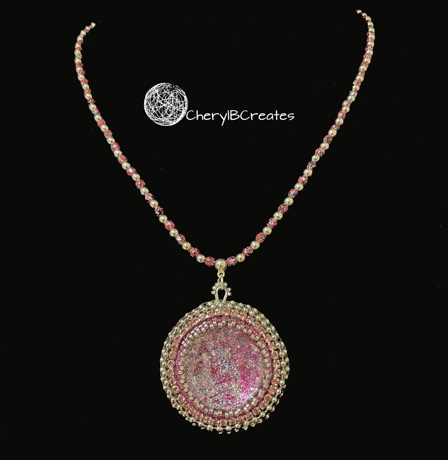Stained Glass Cabochon Necklaces