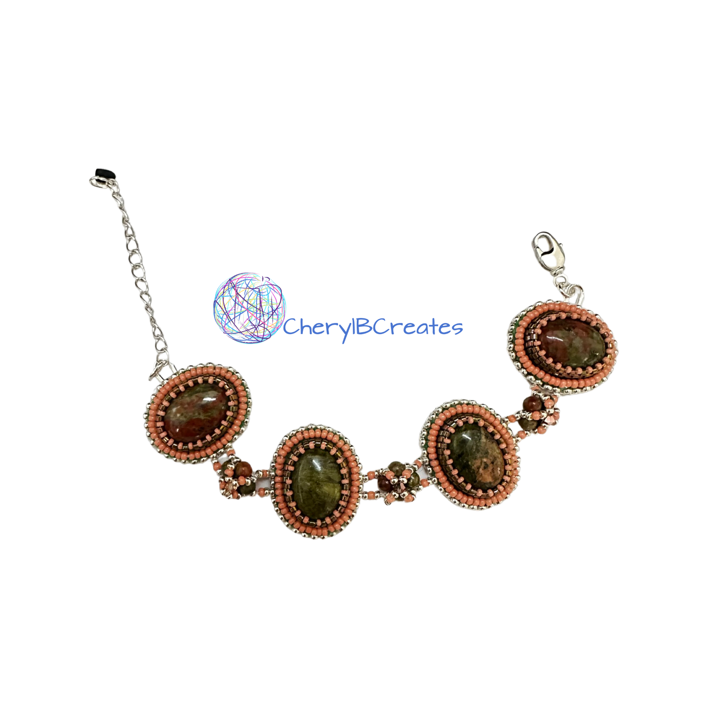 Unakite Royalty Bracelet