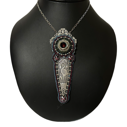 Stork's Day Out Necklace