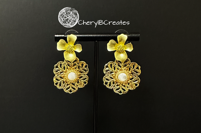 Golden Bloom Earrings