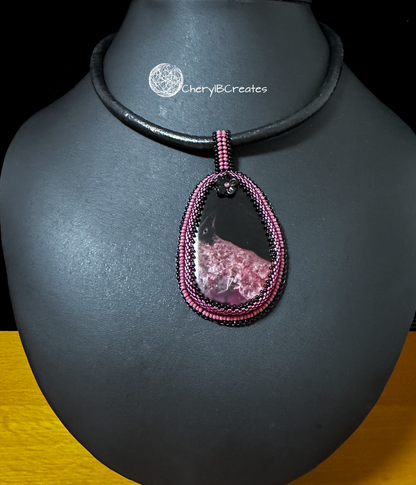 Pink Agate Pendant