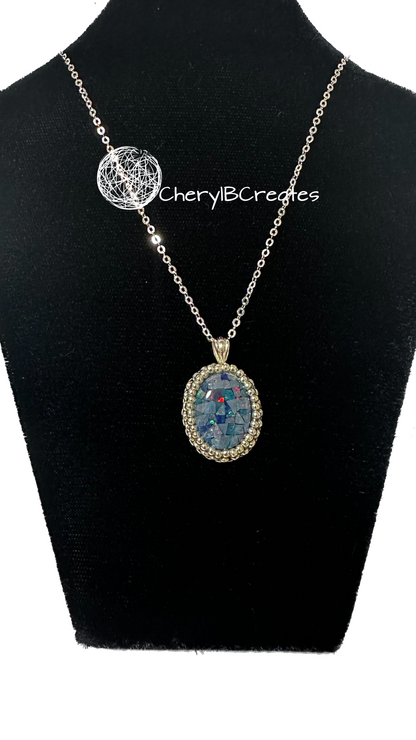 Opal Pendant Necklace