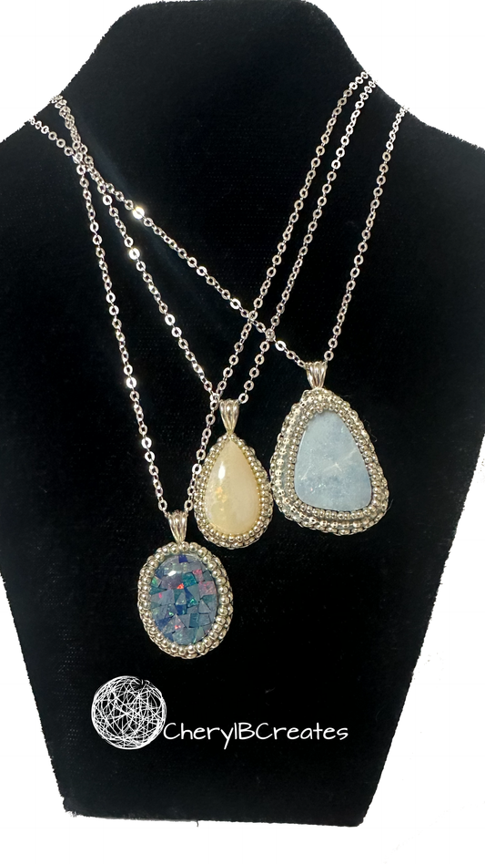 Opal Pendant Necklace