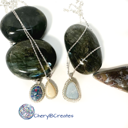 Opal Pendant Necklace