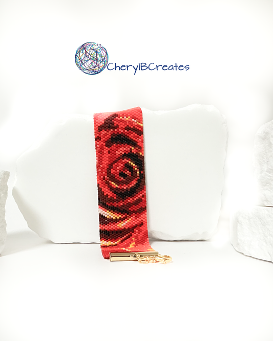 Red Rose Bracelet