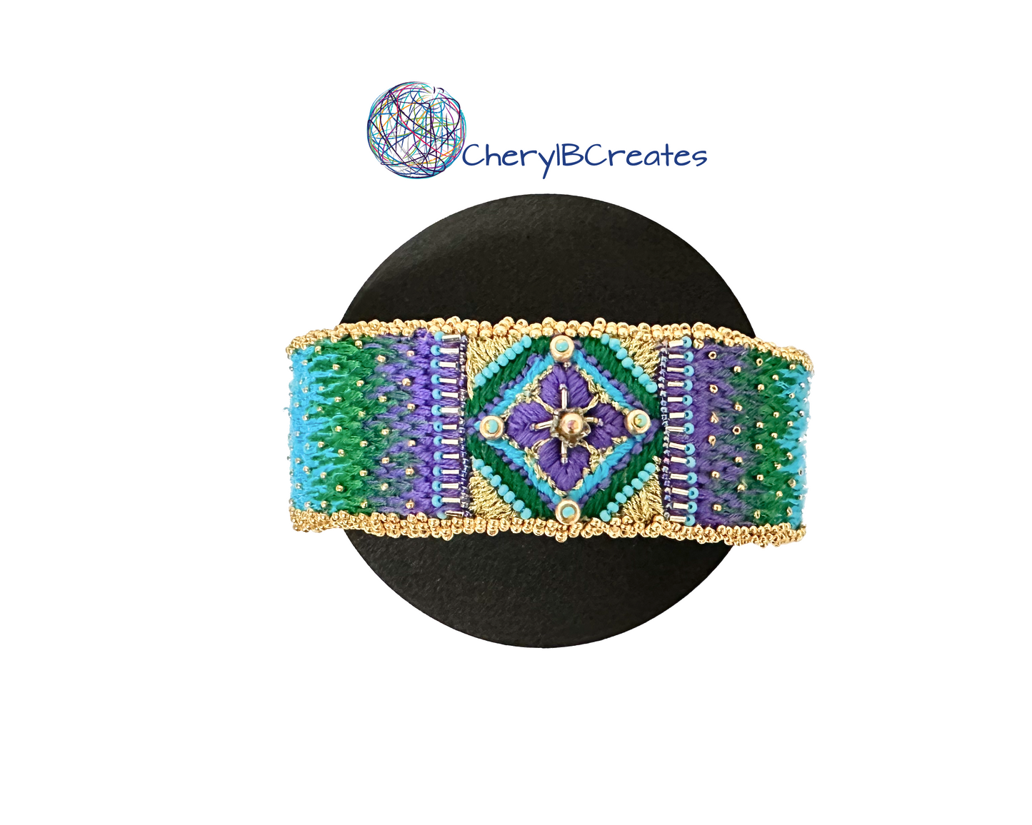 Sea Change Needlepoint Bracelet