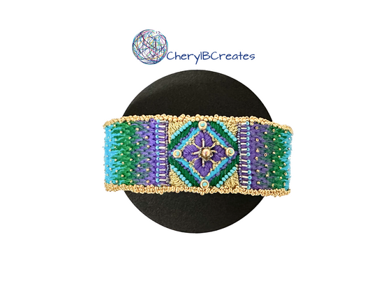 Sea Change Needlepoint Bracelet