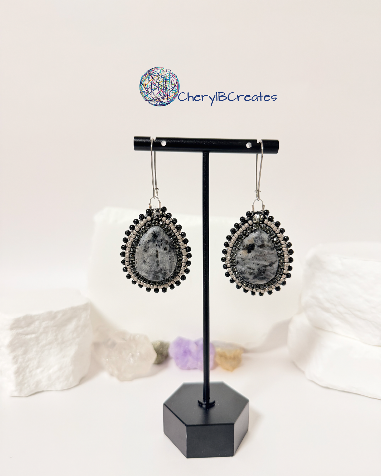 Teardrop Labradorite Earrings