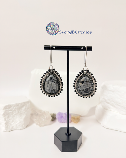 Teardrop Labradorite Earrings