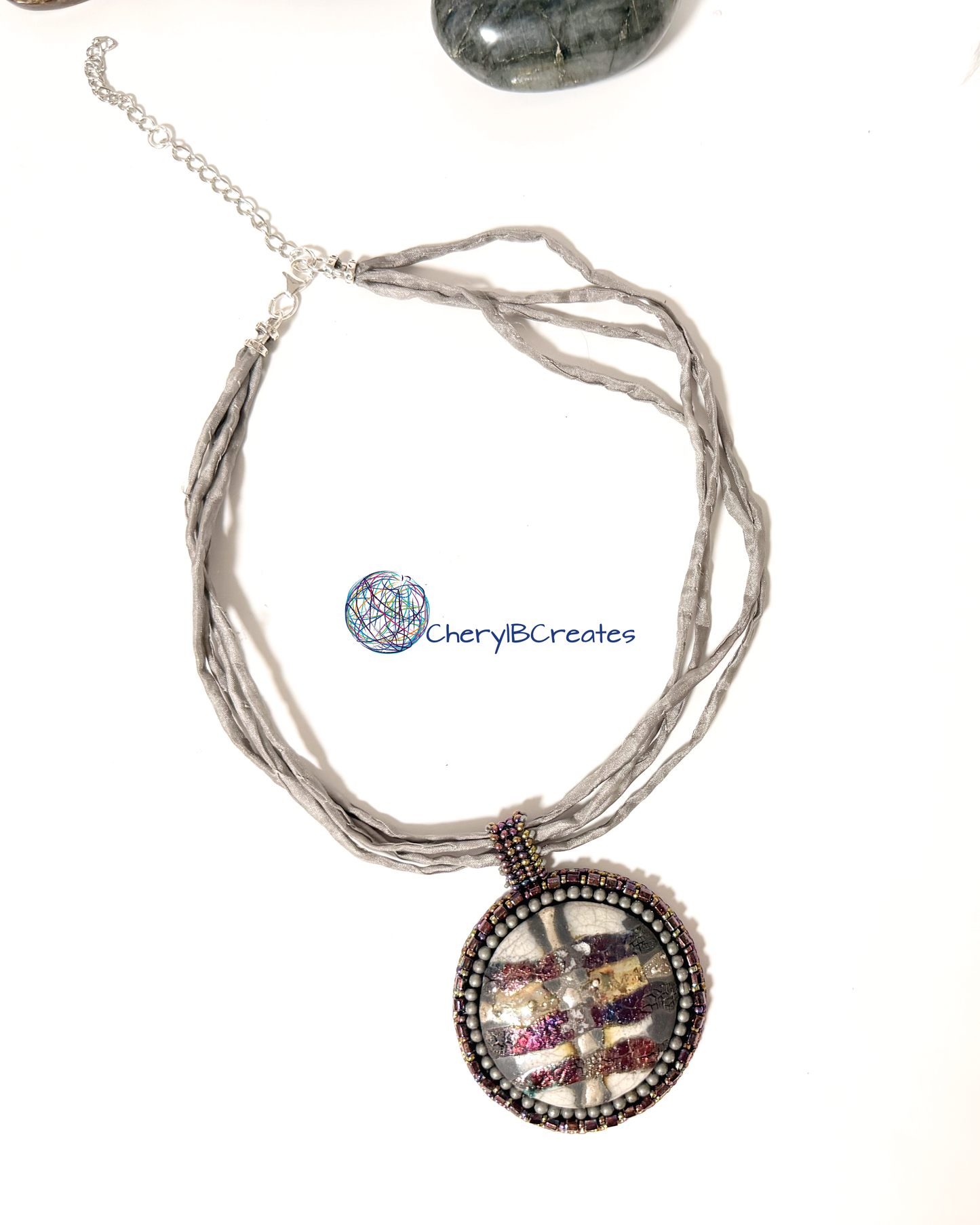 Round Raku Necklace
