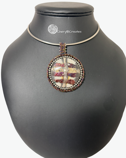 Round Raku Necklace