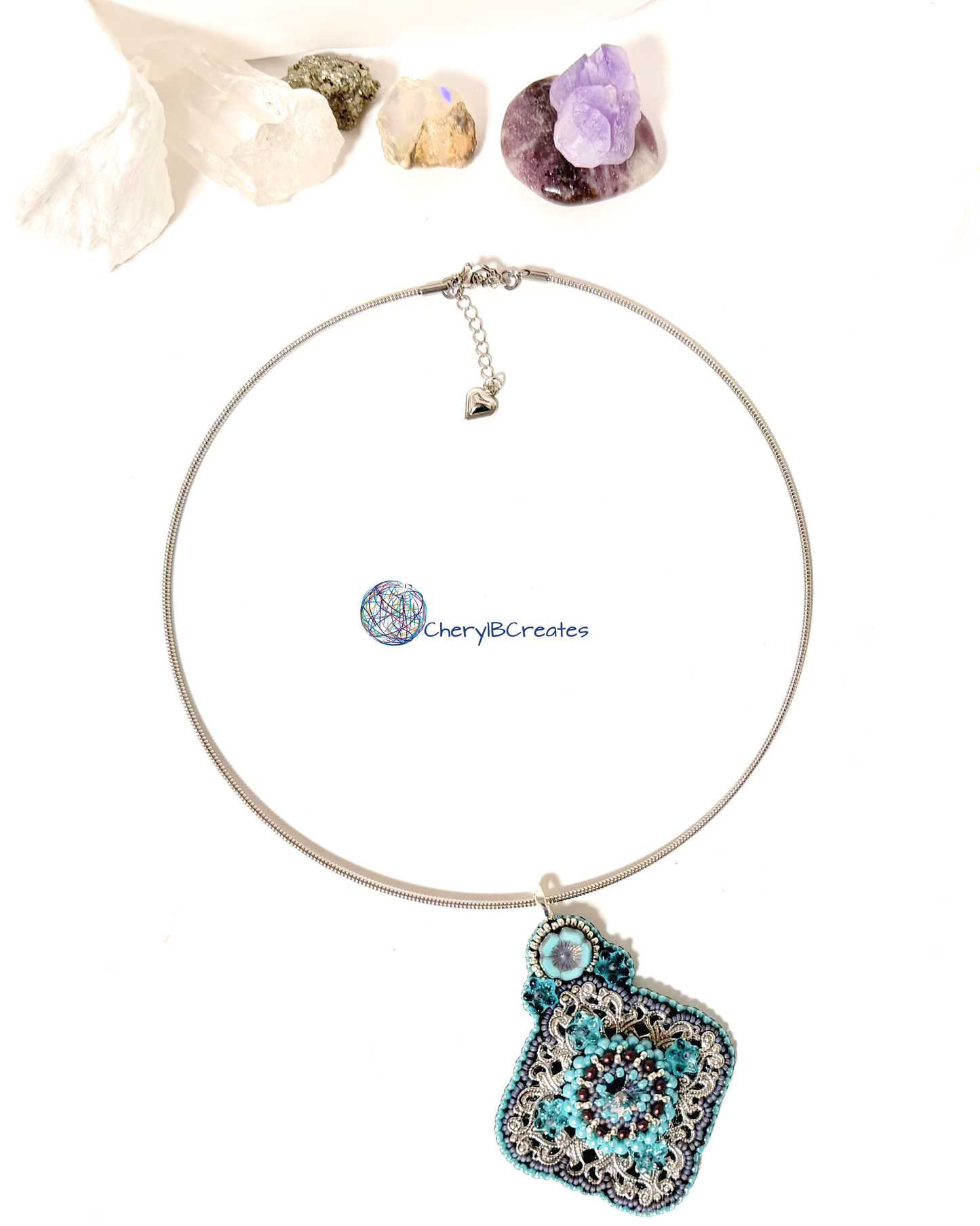 Layered Silver Filigree Necklace