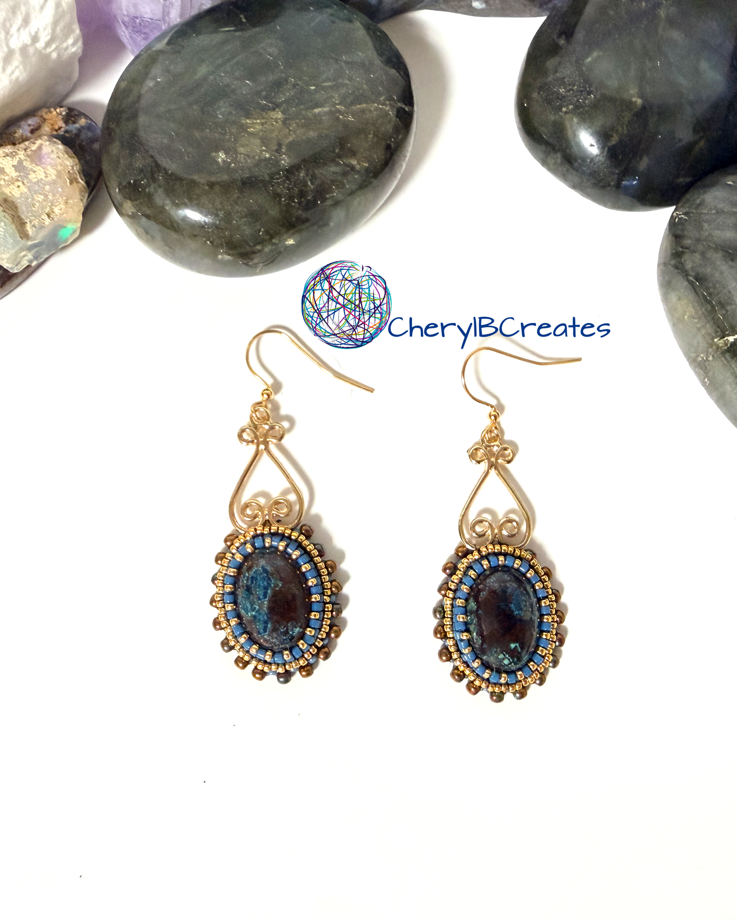 Chrysocolla Earrings