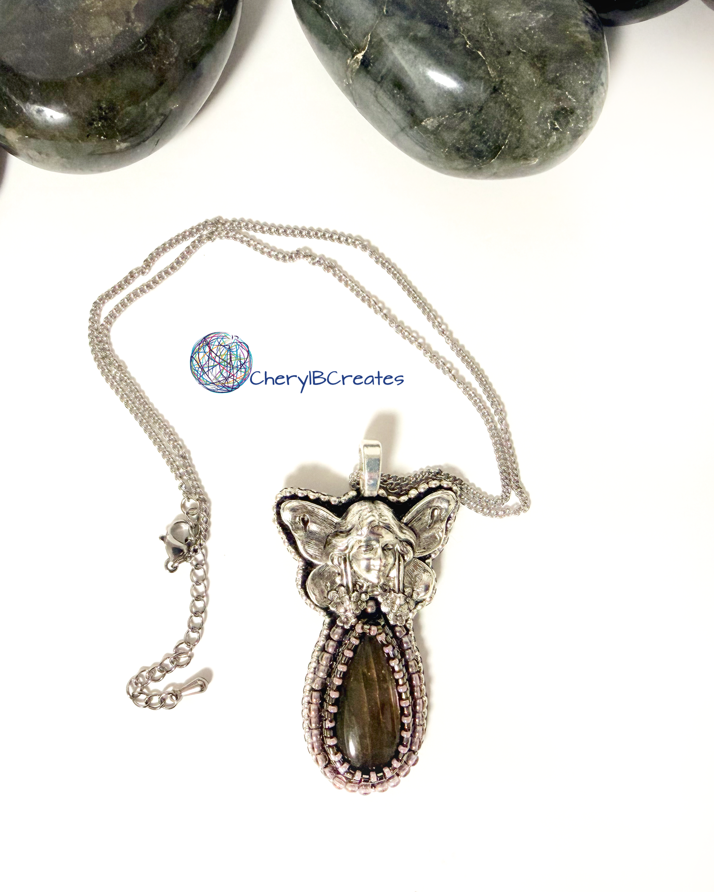 Enchanted Fairy Labradorite Pendant Necklace