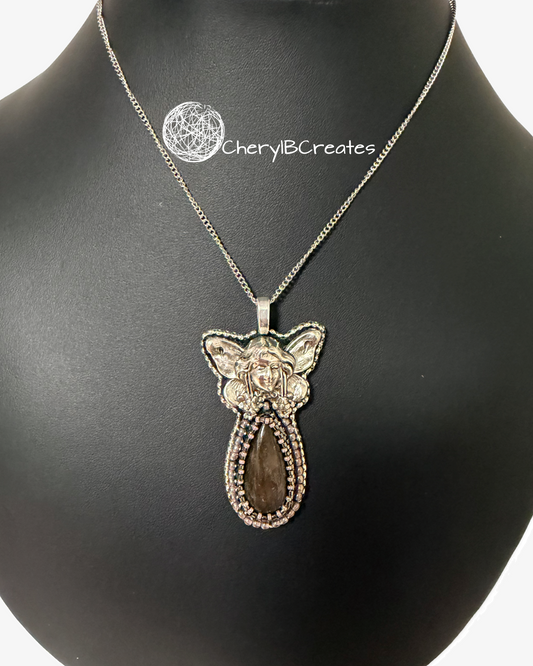 Enchanted Fairy Labradorite Pendant Necklace