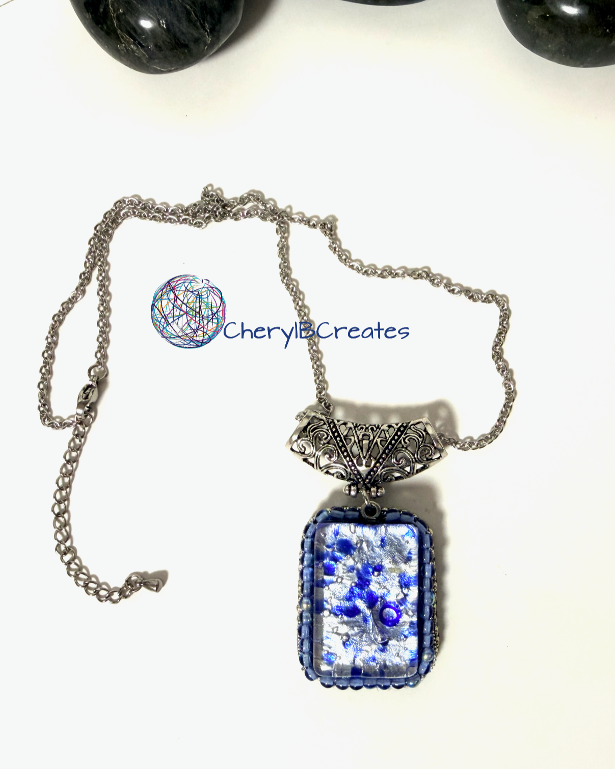 Murano Glass Pendant Necklace