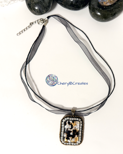 Black Murano Glass Pendant Necklace (Copy)