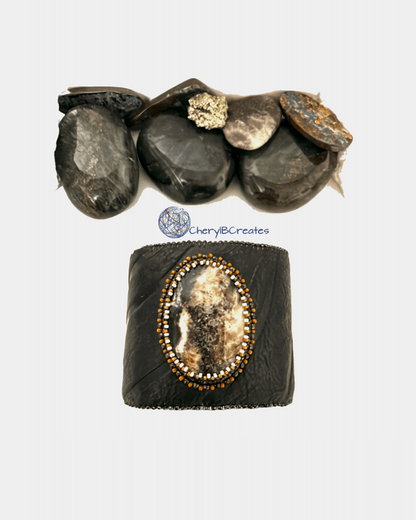 Madagascar Black Opal Cuff