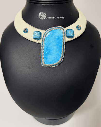Amazonite Bib Necklace