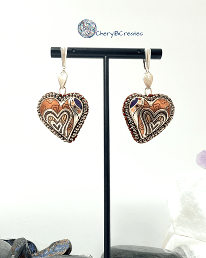 Double Heart Earrings