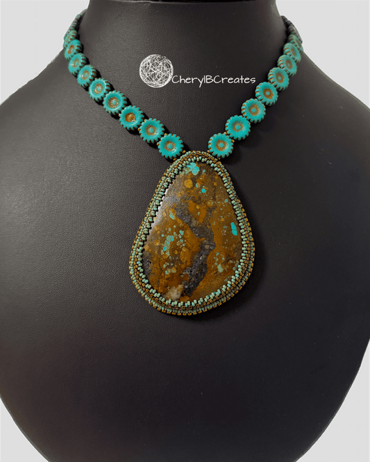 Brown Turquoise Necklace