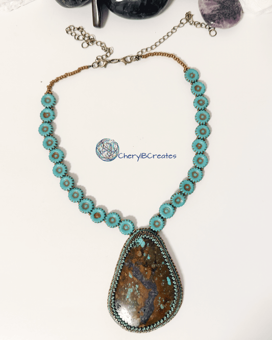 Brown Turquoise Necklace