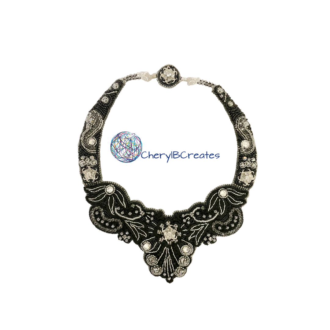 Beauty From The Darkness Statement Necklace