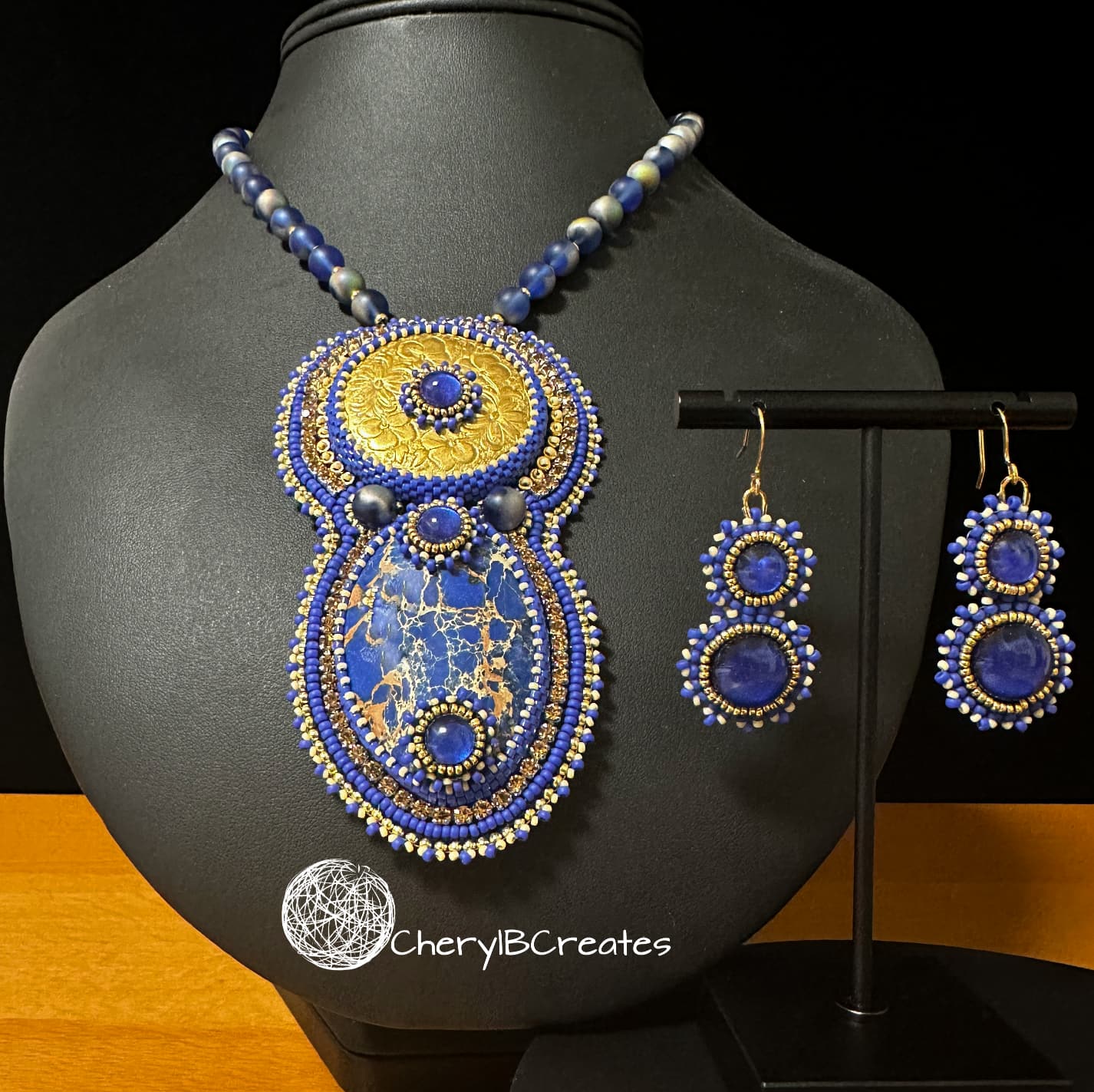 Blue Eyes Statement Necklace