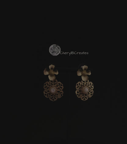 Golden Bloom Earrings