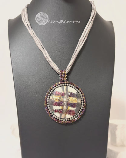 Round Raku Necklace