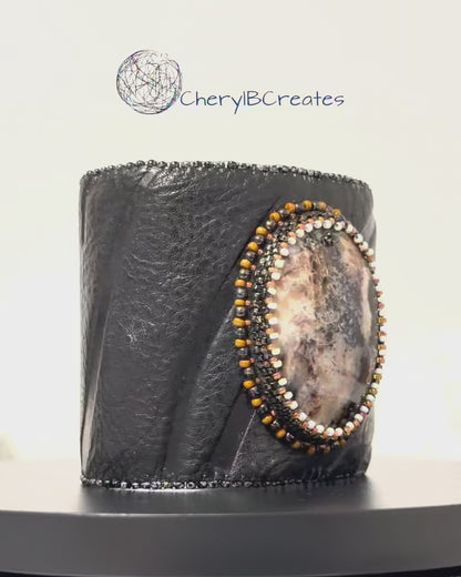 Madagascar Black Opal Cuff