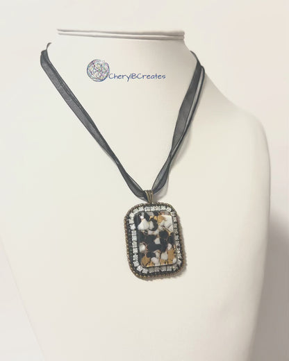Black Murano Glass Pendant Necklace (Copy)