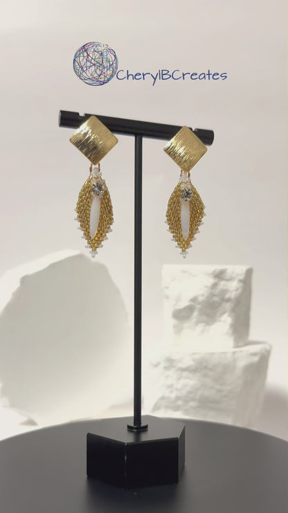 Diamond Dagger Earrings