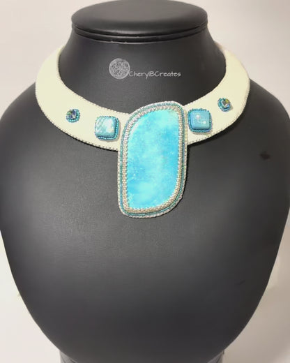 Amazonite Bib Necklace