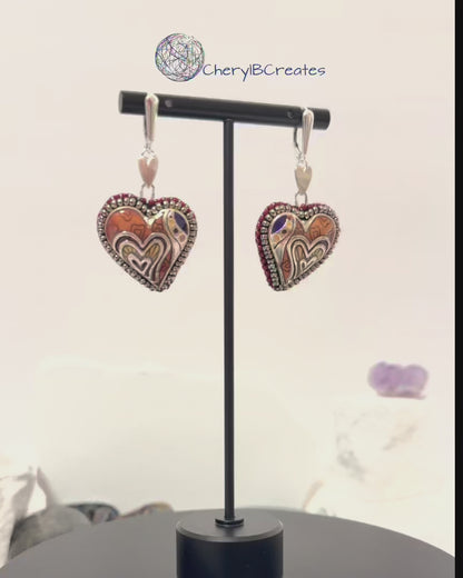 Double Heart Earrings