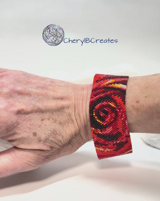 Red Rose Bracelet