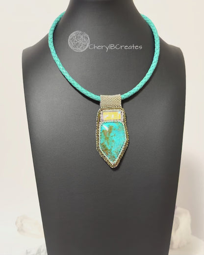 Kingman Shield Necklace and Earring Set