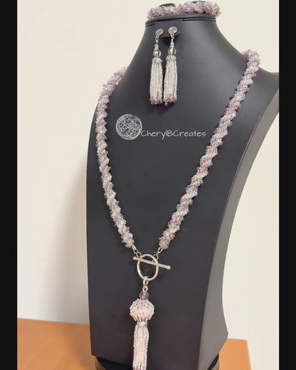 Crystal Elegance Convertible Necklace Set