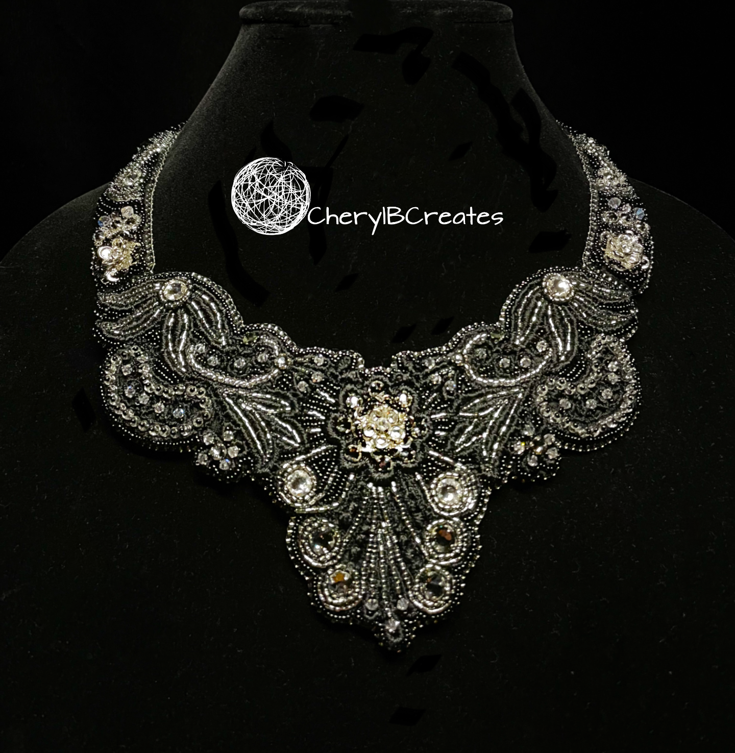 Beauty From The Darkness Statement Necklace
