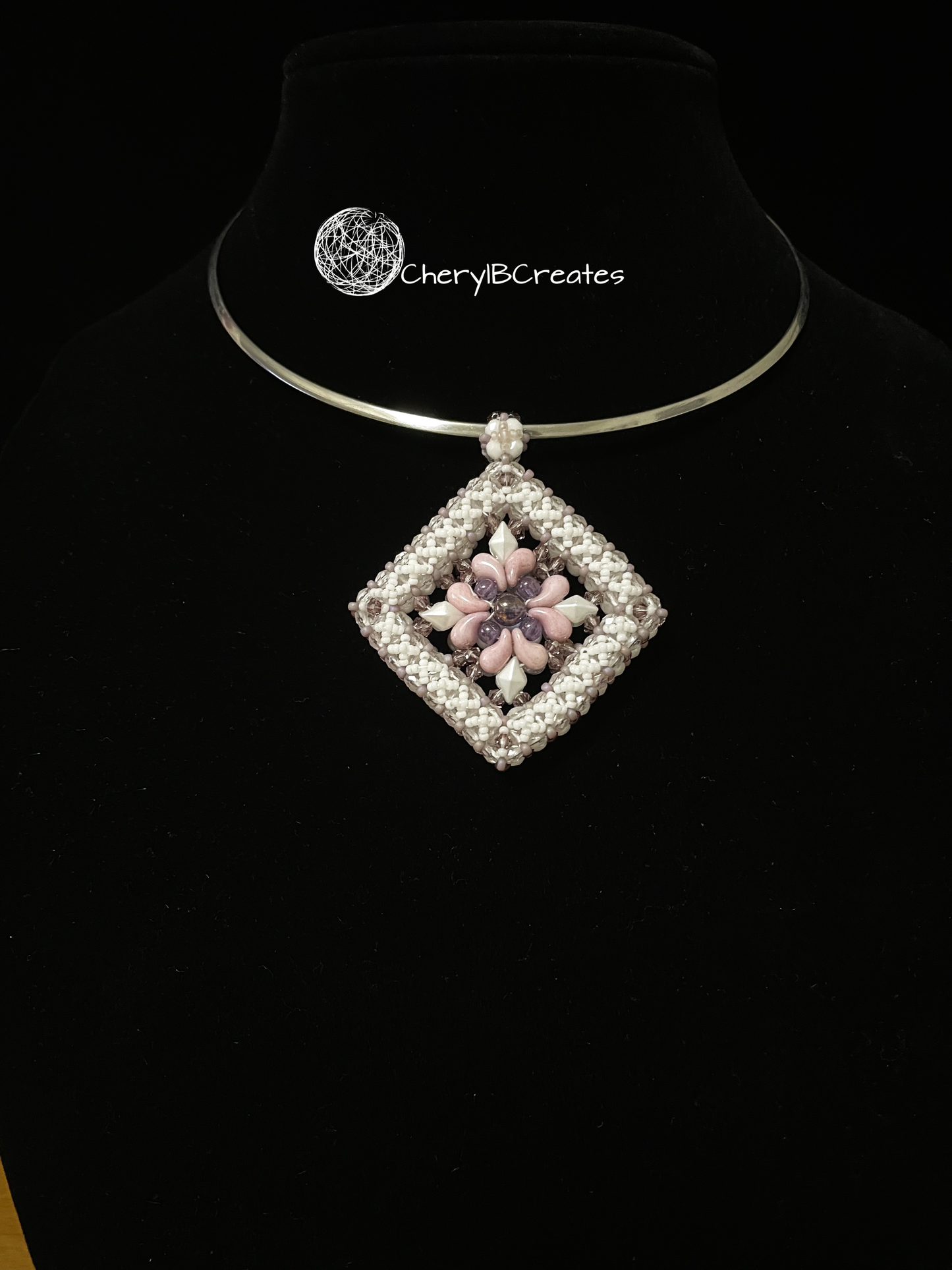 Star Crossed Paisley Reversible Necklace